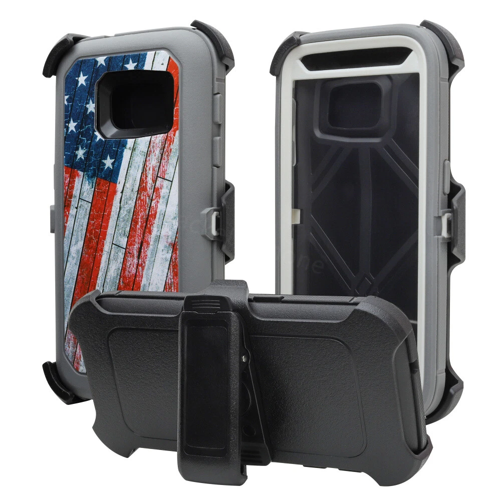 Samsung Galaxy S7 Defender Case with Belt Clip Heavy Duty Cover
