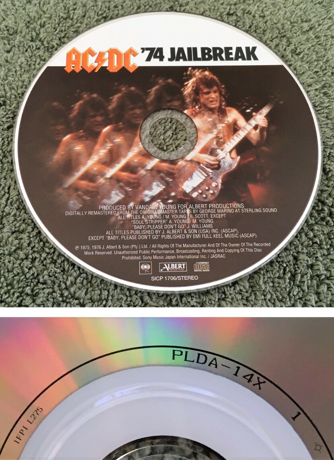 74 jailbreak by Ac/Dc, CD with seventies - Ref:118982787