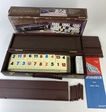Pressman Tournament Rummikub in Carrying Case 1982 Complete