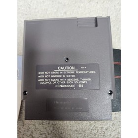 The Black Bass Vintage Nintendo NES Game Tested & Working Game w/ Manual