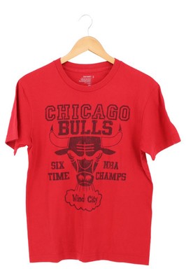 Old Navy Chicago Bulls T-Shirt Herren S Rot NBA Fan Shirt Sport