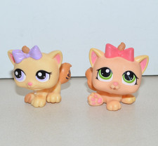 LITTLEST PET SHOP Lot #1336 & #1337 Kittens Hasbro LPS Minifigures Cats