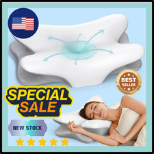 Cervical Pillow for Neck Pain Relief,Orthopedic Neck Support Pillow for Side NEW