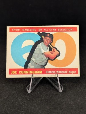 1960 Topps Joe Cunningham #562 ALL-STAR - ST. LOUIS CARDINALS - NR-MINT NICE!  