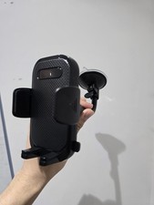 Versatile Vehicle Phone Holder, Extended Arm, 360-Degree Swivel, Black, New