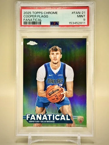 2025 Topps Chrome Cooper Flagg Base (PSA 9)
