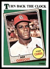 Bob Gibson 1988 Topps #664 Cardinals MLB READ FREE SHIPPING AutographDen