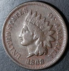 1868 INDIAN HEAD CENT - FINE