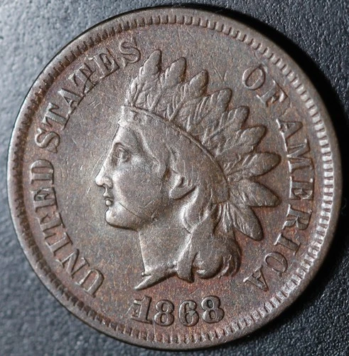 1868 INDIAN HEAD CENT - FINE