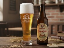 Weizenglas mit Name graviert