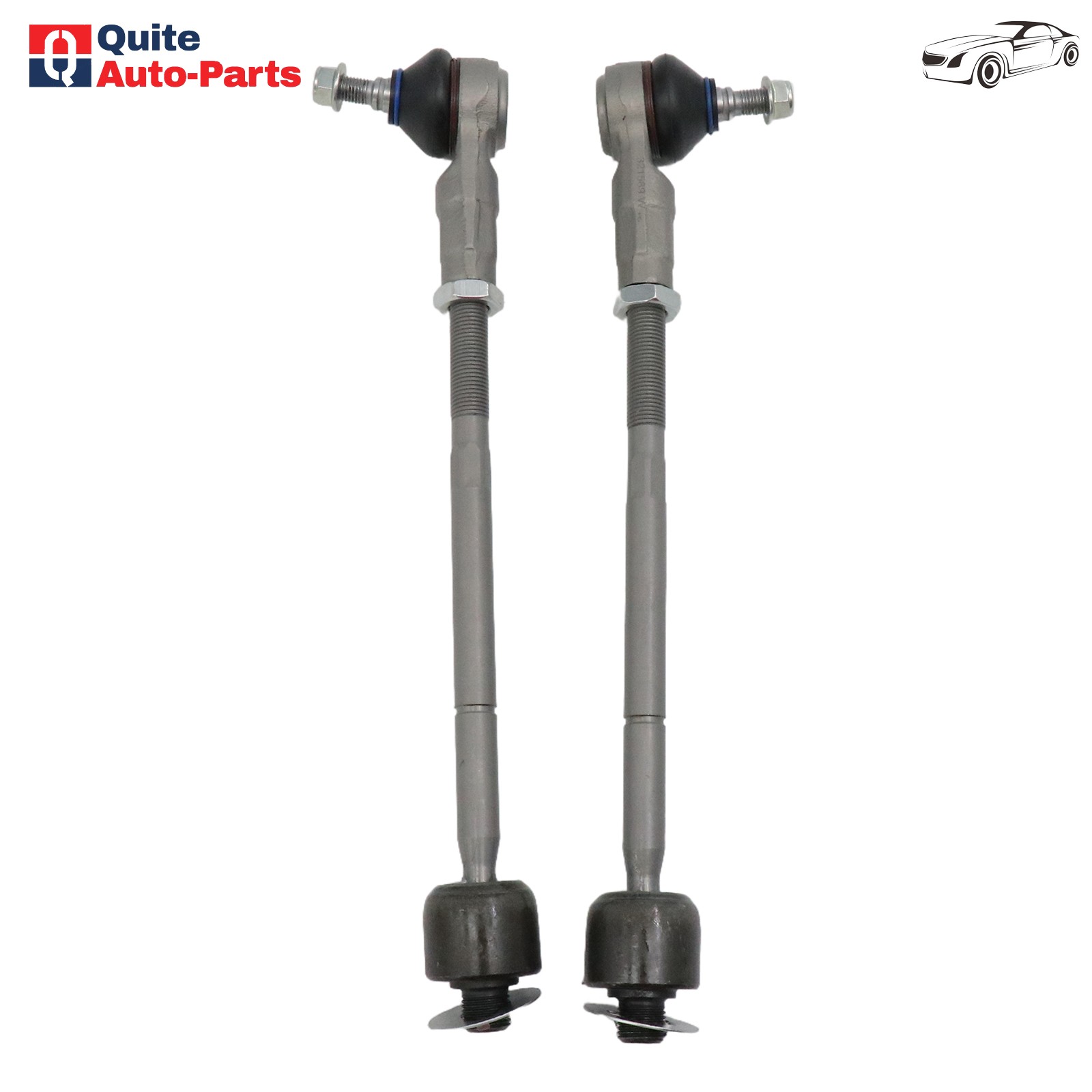 Pair Outer Tie Rod End Kit For Fit Maserati GranTurismo GranCabrio Quattroporte