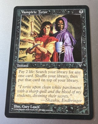 MTG Magic the Gathering Vampiric Tutor (72/167) Visions LP