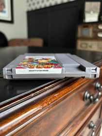 Krusty's Fun House Nintendo NES Video Game Pak Cartridge + Manual