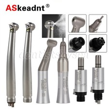 Dental Fiber Optic High Speed / Low Speed Handpiece Straight Contra Angle Motor