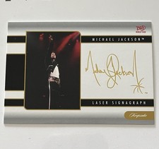 Keepsake Michael Jackson BAD WORLD TOUR #126 Card Laser Signagraph, 12/17!