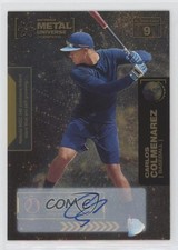 2021 Skybox Metal Universe Champions Gold 7/25 Carlos Colmenarez #9 Auto so2
