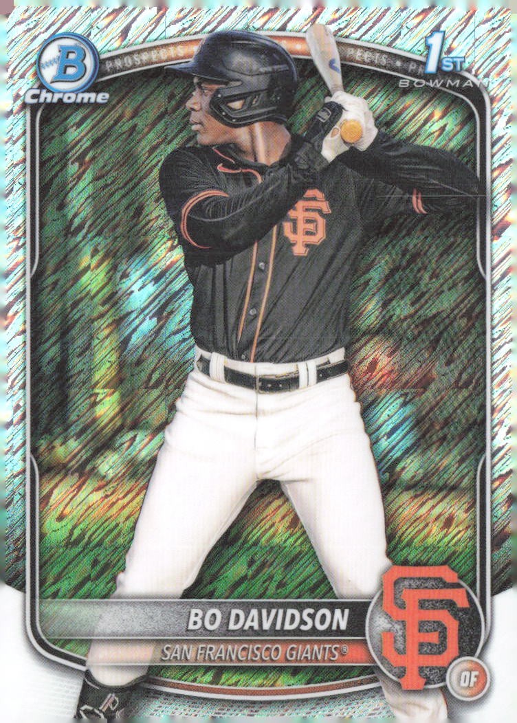 2025 Bowman Chrome Bo Davidson #BCP-206 Shimmer Refractor