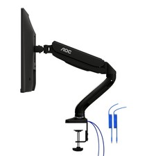 Image of AOC AS110DX monitor mount / stand 81.3 cm (32") Desk Black