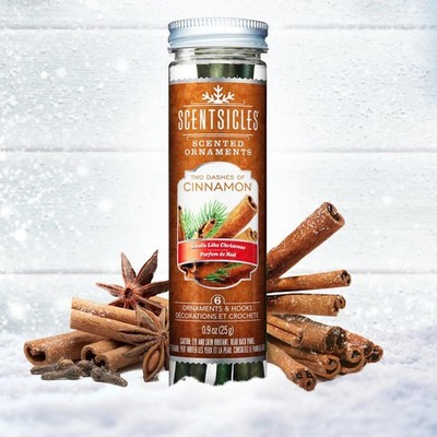 Scentsicles - Scentsicles duftender Christbaumschmuck, 2 Spritzer Zimt