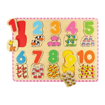 Number and Colour Matching Puzzle - Educational Jigsaws