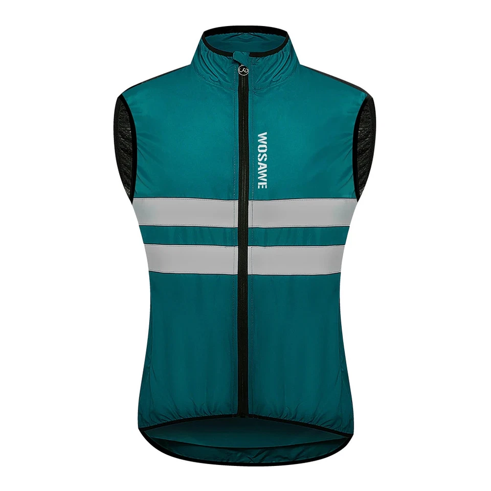 Quick Dry Cycling Vest Windproof Gilet Water-repellent Windbreaker Men Women  - Image 4 of 4