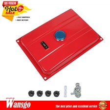 Universal Secondary Gas Fuel Tank Generator Petcock Filter Gauge Cap 6.6 Gallon