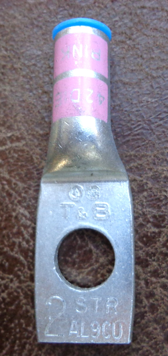 T&B AL9C0 Color Keyed Aluminum Lug, 1/2