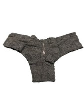 Women's Victoria's Secret Black Lace Cheeky Panties M