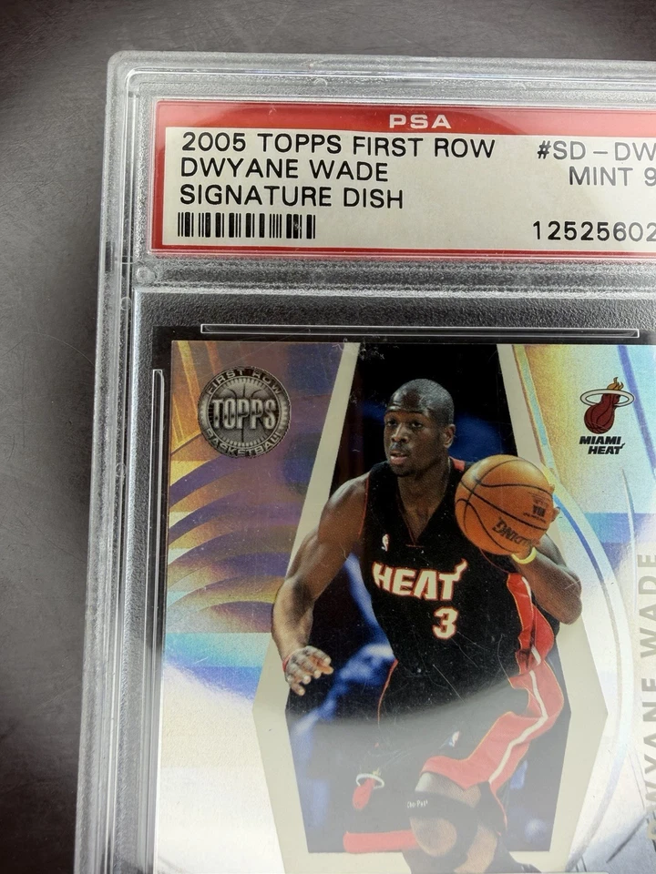Plato de firma Topps primera fila /190 - #033 - Dwyane Wade Foto 2 de 4