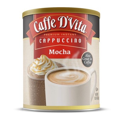Caffe D Vita Mocha Cappuccino 1 lb can (16 oz) 16 Fl Oz (Pack of 1) 