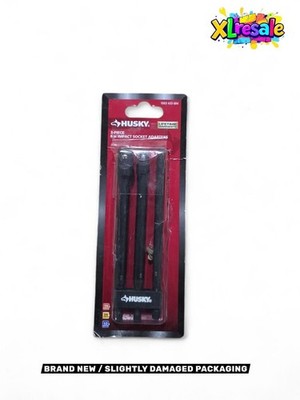 Husky 6  Impact Grade Steel Socket Adapter Set Black Oxide Finish (3-Piece)