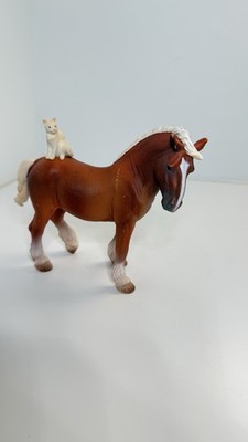 CollectA by Breyer Draft Horse with Cat 88916