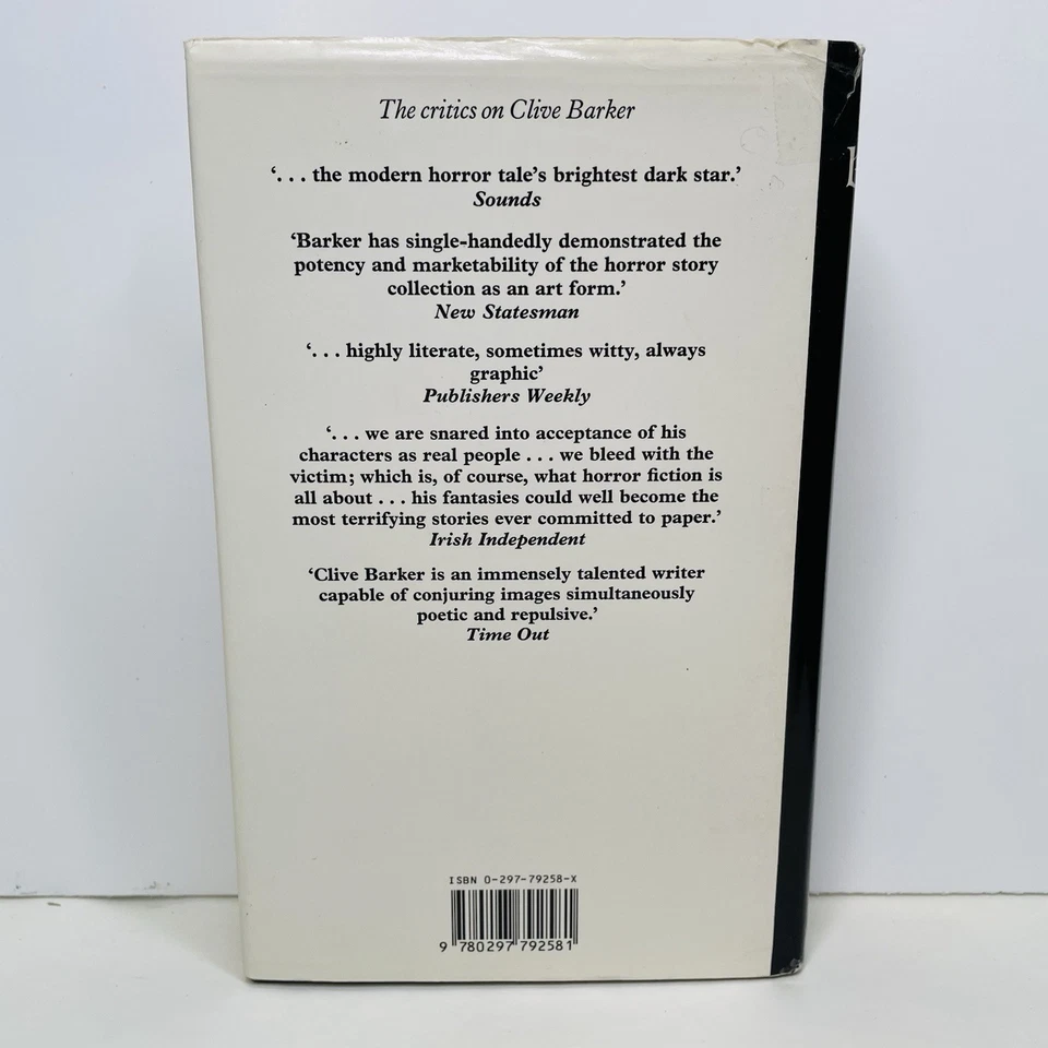 Clive Barker's Books Of Blood Vol 4-5-6 Rare UK Publication 1988 HCDJ  Horror - Image 2 of 4