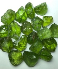 189CT Natural Peridot Rough Lot Facet Grade Big size From Supat Pakistan