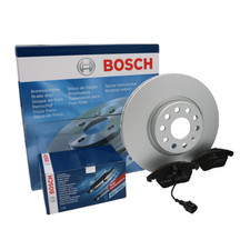 Bremsenset BOSCH Vorne Scheiben und Beläge für RENAULT