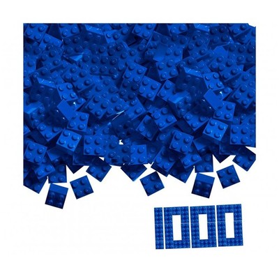 Simba Blox 1000 4er Bausteine blau Klemmbausteine Konstruktionsspielzeug