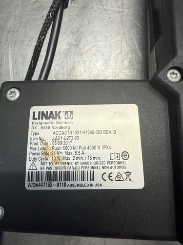 Tilt Actuator For Quantum Power Wheelchairs ~ Linak LA31-U272-03. (D1) - Picture 3 of 3