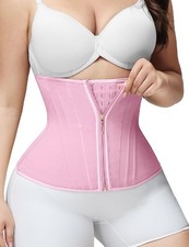 Waist Trainer Women Postpartum Band Tummy Control with Zipper Hooks