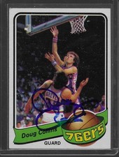 1979-80 Topps Doug Collins #64 Philadelphia 76ers Signed Autographed Card