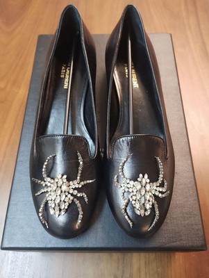 YSL 靴 LE LOAFER supple in shiny leather in Black | Saint Laurent | YSL EN-US