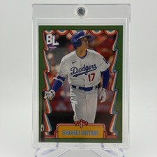2024 Topps Big League SHOHEI OHTANI #TBL-3 Green Parallel Card Insert Dodgers 