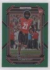 2023 Panini Prizm Draft Picks Green Prizm Tyler Scott #154 1hm6