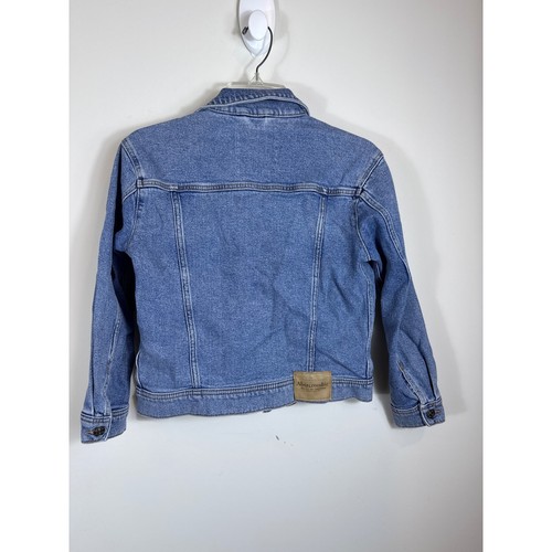 Abercrombie Kids Denim Jean Jacket Classic Fit Button Up Girls Size 9/10 New! - Picture 6 of 7