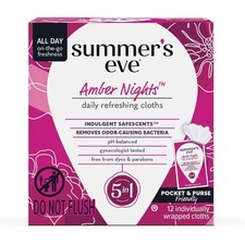 Individually Wrapped Feminine Wipes pH-Balanced Gentle Formula for Freshness 12