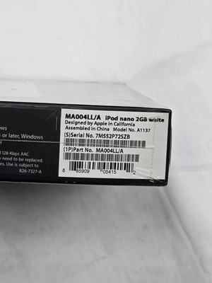 Apple iPod nano 1st Generation White (2 GB) for sale online | eBay