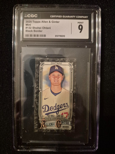 2025 Topps Allen & Ginter - Shohei Ohtani #132 Mini Black Bordered