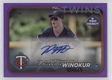 2024 Topps Pro Debut Purple Foil Auto 81/299 Brandon Winokur #PD-116 Auto 1f5h