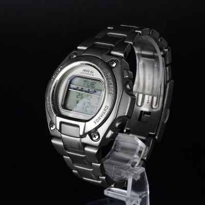 Casio G-SHOCK MR-G MRG-200T Titanium Digital Watch Silver Multi