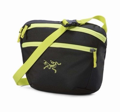 Arc'teryx Mantis 2 Waist Pack Unisex Black Green 2.5L Travel Outdoor Bag