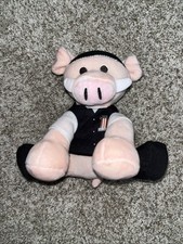 HARLEY DAVIDSON MOTORCYCLE BIKER HOG PIG 6.5 INCH PLUSH STUFFED ANIMAL BEAN BAG